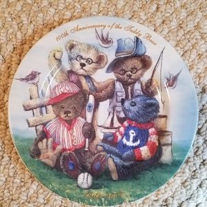 Commemorative Teddy Bear plate